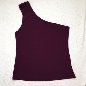 NWOT Bobeau Plum Fashion Top